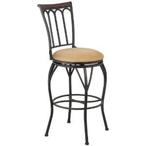  Kelsey Antique Brass Swivel 24 High Counter Stool: Home 