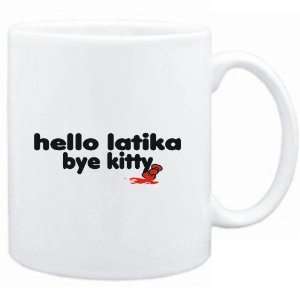  Mug White  Hello Latika bye kitty  Female Names Sports 