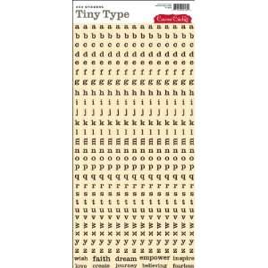  Tiny Type Stickers 400 Pieces/Sheet Cream Arts, Crafts 