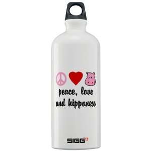  Peace, Love, Hipponess Funny Sigg Water Bottle 1.0L by 