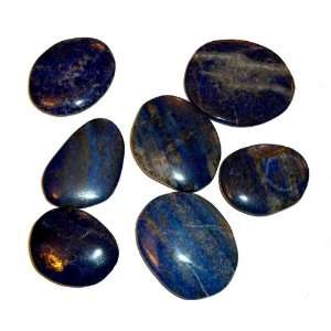 MiracleCrystals 2 Large Lapis Lazuli Tumbled Slab Stones   Third eye 