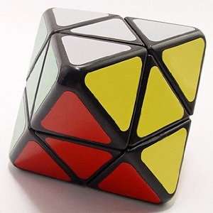  LanLan 4 Axis Dimamond Octahedral Black Cube Puzzle Toys 