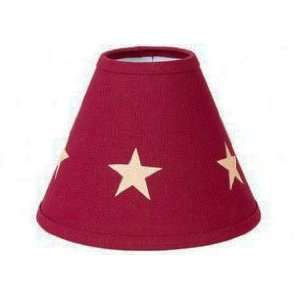  Lampshade   Barn Red Star   Primitive, Country Rustic 