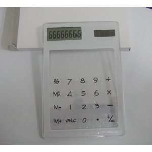  8 Digits Slim Portable Touch Solar Calculator Counter 