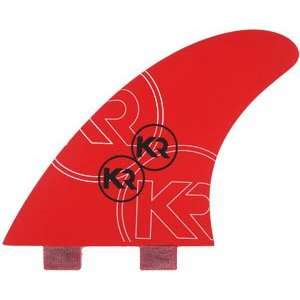 Kinetik Racing Fibre Lite Large FCS Red Fin  Sports 