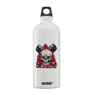  Sigg Water Bottle 0.6L King of the Road Skull Flames and 