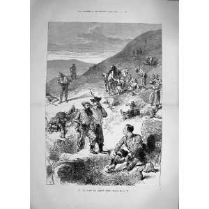  1881 TRANSVAAL WAR SOLDIERS LAINGS NECK MOUNTAINS