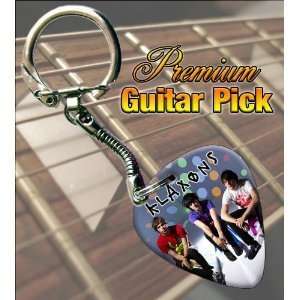  Klaxons Premium Guitar Pick Keyring Musical Instruments