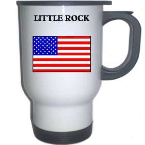  US Flag   Little Rock, Arkansas (AR) White Stainless 