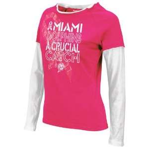  Reebok Miami Dolphins Womens Breast Cancer Awareness 