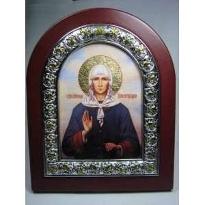 St KSENIYA of St PETERSBURG Orthodox Icon Canvas (7x5.5inch 18x14 cm 