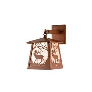  7.5W Elk At Dawn Hanging Wall Sconce