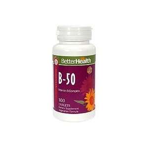  Better Health Vitamin B 50 100 Tablets Health & Personal 