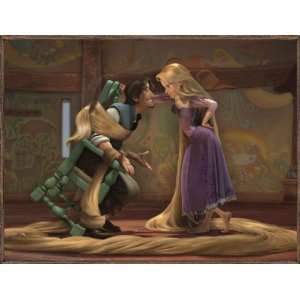  Disneys Tangled: Rapunzel meets Flynn, 16 x 12 Framed 