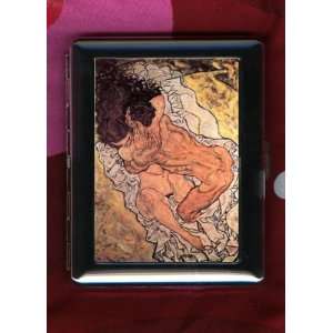  Embrace Lovers II Artist Egon Schiele ID CIGARETTE CASE 