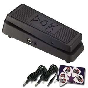  VOX V845 Wah Wah Pedal Bundle with 10 Foot Instrument 