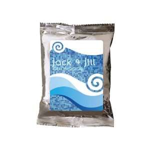   Blue Tile Wave Design Personalized Hot Cocoa Favors (Set of 24): Baby