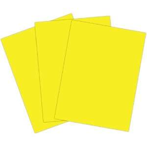  Roselle Vibrant Construction Paper, 50ct, Yellow 