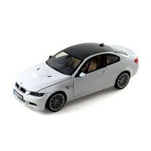    2008 2009 BMW M3 E92 Diecast Car Model 1/24 White Toys & Games