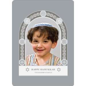    Hanukkah Card Featuring Jewish Arch