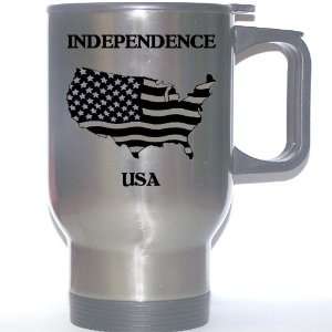  US Flag   Independence, Missouri (MO) Stainless Steel Mug 