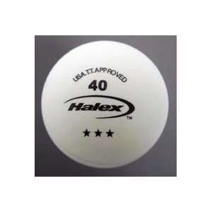  HALEX 3 Star Table Tennis Balls (1 dozen) Sports 