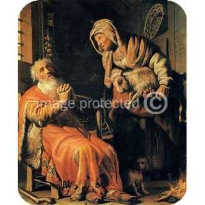   Rembrandt Anna Accused of Stealing The Kid MOUSE PAD