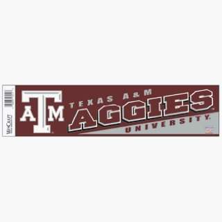  Texas A&M Aggies Bumper Sticker / Decal Strip *SALE 
