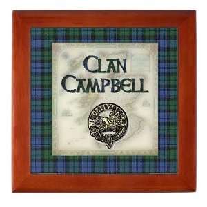  Clan Campbell Scotland Keepsake Box by  Baby