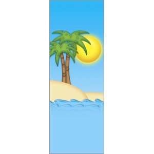    30 x 60 in. Seasonal Banner Palm Tree Summer