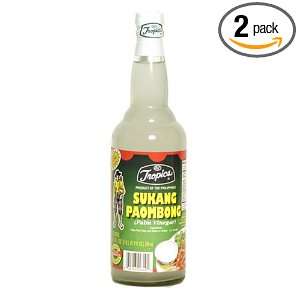 Tropics Sukang Paombong   Palm Vinegar, 25 Ounce Bottle (Pack of 2)