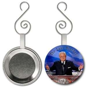 Massachusetts Senator Ted Kennedy 2.25 inch Button Style Hanging 