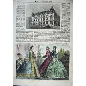  1863 Buildings Paternoster Row Paris Fashion Dresses: Home 