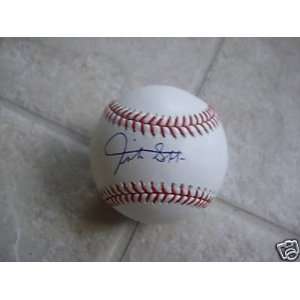  Mike Stanton Signed Baseball   Florida Marlins Official Ml 