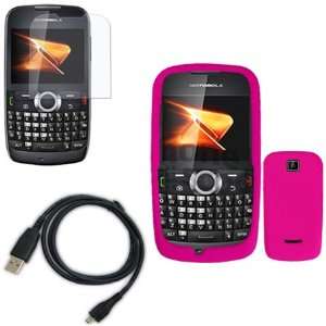  iNcido Brand Motorola WX430/Theory Combo Solid Hot Pink 