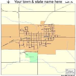  Street & Road Map of Plainview, Minnesota MN   Printed 