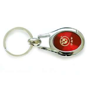 BMW Oval Key Chain Red 