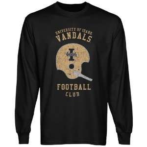  NCAA Idaho Vandals Club Long Sleeve T Shirt   Black 