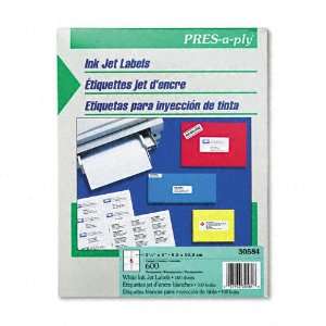 Avery Products   Avery   Pres A Ply 6 Up Inkjet Address Labels, 4 x 3 