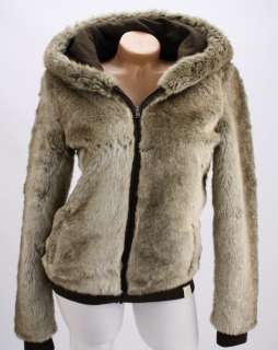 Victorias Secret PINK Bling Fashion Show Fur Hoodie Coat  