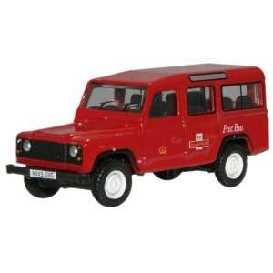  Oxford Red Royal Mail Land Rover Defender 1/76 Scale 