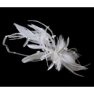  Bridal Feather Fascinator HP 8152