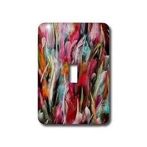 Lee Hiller Designs General Themes   Multicolor Feathers Print   Light 