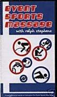 Event Sports Medical Massage Video DVD   Ralph Stephens  