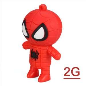  2 GB Cartoon Spiderman USB 2.0 Flash Drives U Disk 