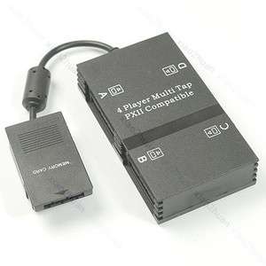 Player Multitap For Sony PlayStation 2 PS2 PXII Black  