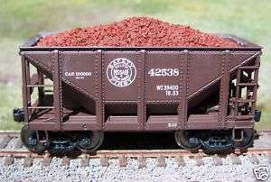 Realistic Ore Loads for Walthers Michigan Type Ore Car  