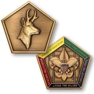  Antelope Wood Badge Medallion 