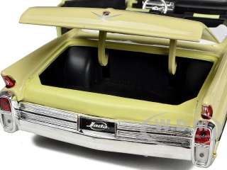1963 CADILLAC SERIES 62 CONVERTIBLE YELLOW 1/18 DIECAST CAR MODEL BY 