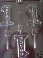 NUMBER ONE COACH CHOCOLATE CANDY MOLD ***  